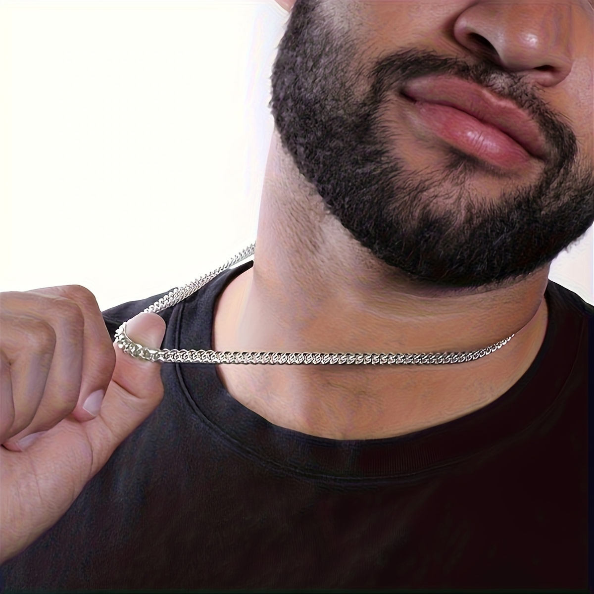 Cuban Necklace for My Son, Gift with Message Card